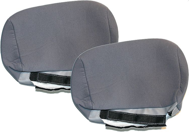 2CV Shop - Satz Kopfstützenbezüge (Inhalt: 2 Stück) grau, 2CV  CharlestonBezug Kopfstütze grau für Charleston, 2CV
